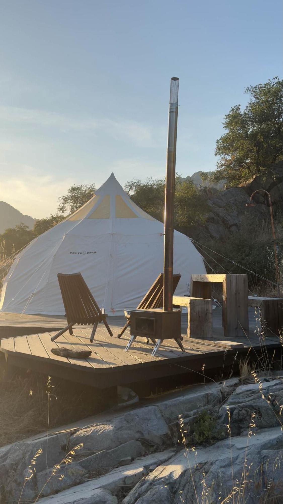 Paradise Ranch Inn - Liberated Tent Three Rivers Eksteriør billede